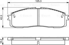 BOSCH 0 986 495 330 - Kit pastiglie freno, Freno a disco autozon.pro