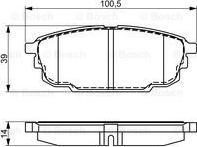 BOSCH 0 986 495 320 - Kit pastiglie freno, Freno a disco autozon.pro