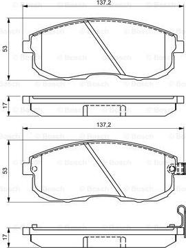 BOSCH 0 986 495 328 - Kit pastiglie freno, Freno a disco autozon.pro