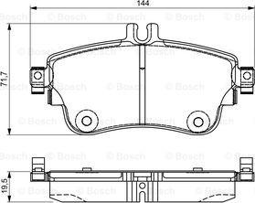 BOSCH 0 986 495 299 - Kit pastiglie freno, Freno a disco autozon.pro