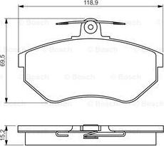 HELLA 8DB 355 017-641 - Kit pastiglie freno, Freno a disco autozon.pro