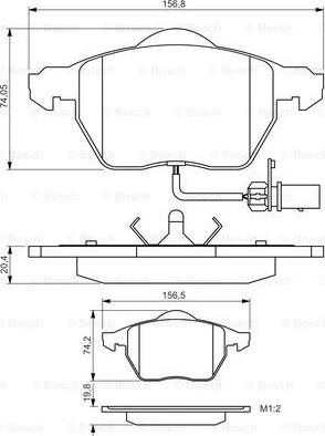 BOSCH 0 986 495 241 - Kit pastiglie freno, Freno a disco autozon.pro