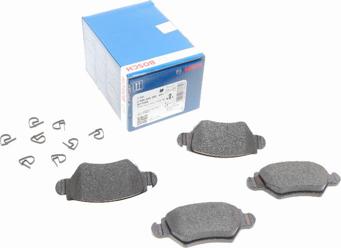 BOSCH 0 986 495 250 - Kit pastiglie freno, Freno a disco autozon.pro