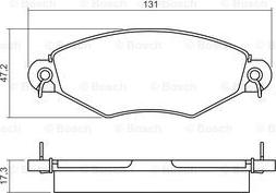 BOSCH 0 986 495 260 - Kit pastiglie freno, Freno a disco autozon.pro