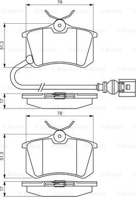 BOSCH 0 986 495 239 - Kit pastiglie freno, Freno a disco autozon.pro