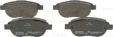 BOSCH 0 986 495 225 - Kit pastiglie freno, Freno a disco autozon.pro