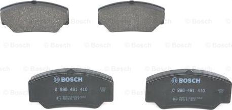 BOSCH 0 986 491 410 - Kit pastiglie freno, Freno a disco autozon.pro