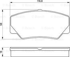 BOSCH 0 986 491 410 - Kit pastiglie freno, Freno a disco autozon.pro