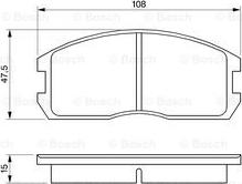 BOSCH 0 986 491 260 - Kit pastiglie freno, Freno a disco autozon.pro