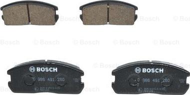 BOSCH 0 986 491 260 - Kit pastiglie freno, Freno a disco autozon.pro