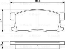 BOSCH 0 986 493 670 - Kit pastiglie freno, Freno a disco autozon.pro