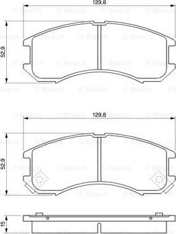 BOSCH 0 986 493 790 - Kit pastiglie freno, Freno a disco autozon.pro