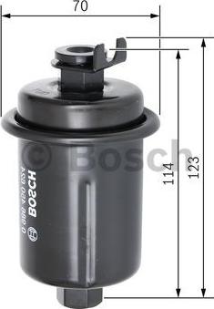 BOSCH 0 986 450 624 - Filtro carburante autozon.pro