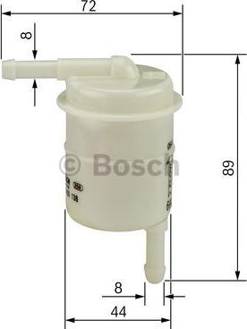 BOSCH 0 986 450 009 - Filtro carburante autozon.pro