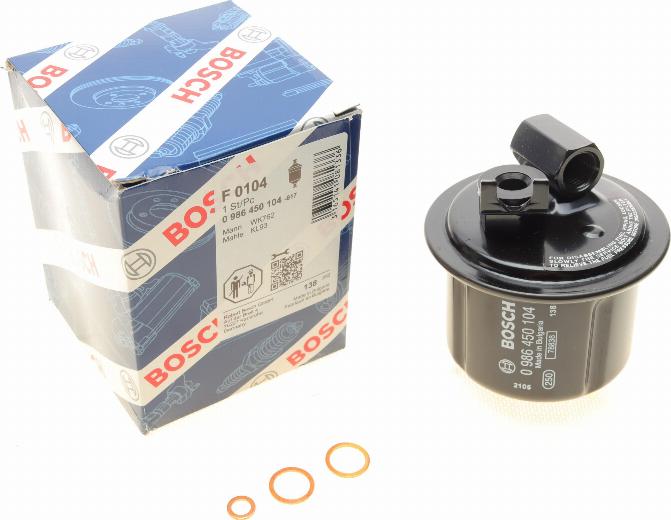 BOSCH 0 986 450 104 - Filtro carburante autozon.pro