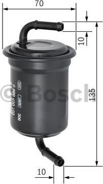 BOSCH 0 986 450 105 - Filtro carburante autozon.pro