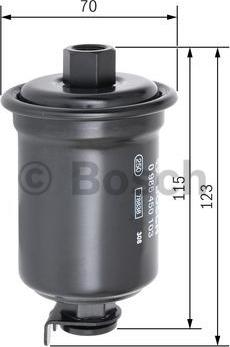 BOSCH 0 986 450 103 - Filtro carburante autozon.pro