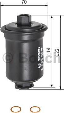 BOSCH 0 986 450 107 - Filtro carburante autozon.pro