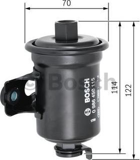 BOSCH 0 986 450 115 - Filtro carburante autozon.pro