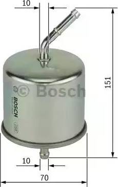 BOSCH 0 986 450 222 - Filtro carburante autozon.pro