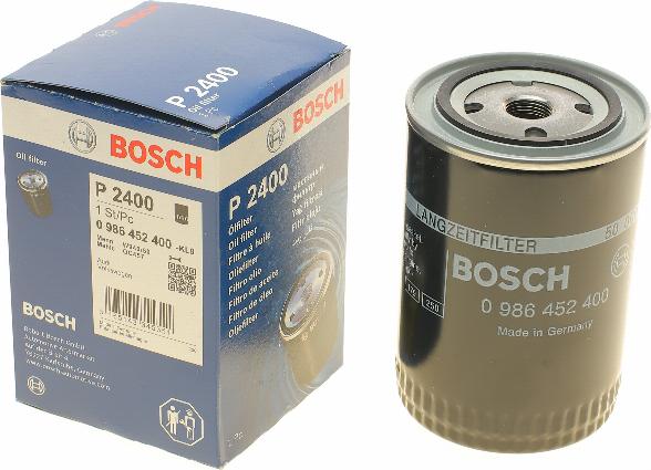 BOSCH 0 986 452 400 - Filtro olio autozon.pro