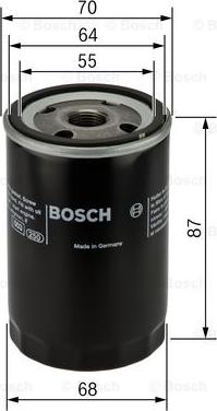 BOSCH 0 986 452 041 - Filtro olio autozon.pro