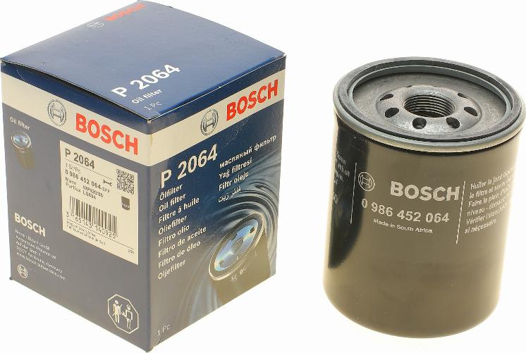 BOSCH 0 986 452 064 - Filtro olio autozon.pro