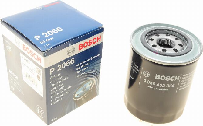 BOSCH 0 986 452 066 - Filtro olio autozon.pro