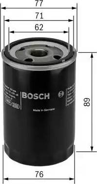 BOSCH 0 986 452 068 - Filtro olio autozon.pro