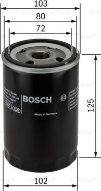 BOSCH 0 986 452 062 - Filtro olio autozon.pro