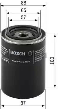 BOSCH 0 986 452 006 - Filtro olio autozon.pro