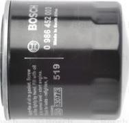 BOSCH 0 986 452 003 - Filtro olio autozon.pro