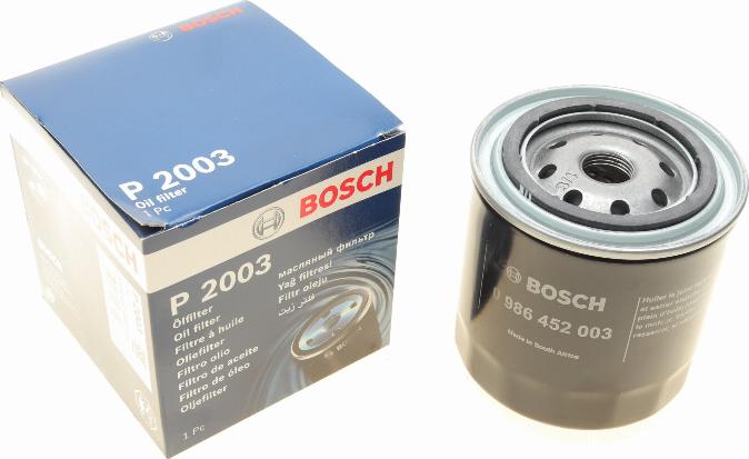 BOSCH 0 986 452 003 - Filtro olio autozon.pro