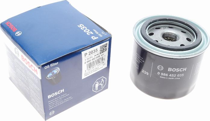 BOSCH 0 986 452 035 - Filtro olio autozon.pro