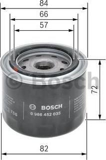 BOSCH 0 986 452 035 - Filtro olio autozon.pro