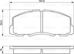 BOSCH 0 986 469 550 - Kit pastiglie freno, Freno a disco autozon.pro