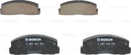 BOSCH 0 986 469 550 - Kit pastiglie freno, Freno a disco autozon.pro