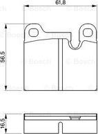 BOSCH 0 986 464 671 - Kit pastiglie freno, Freno a disco autozon.pro