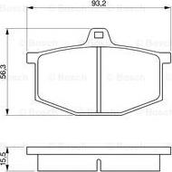 BOSCH 0 986 464 801 - Kit pastiglie freno, Freno a disco autozon.pro