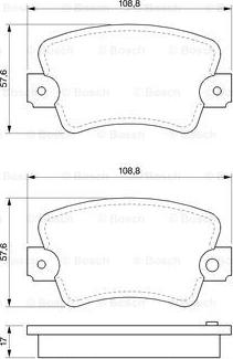 BOSCH 0 986 464 881 - Kit pastiglie freno, Freno a disco autozon.pro