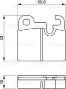 BOSCH 0 986 464 361 - Kit pastiglie freno, Freno a disco autozon.pro