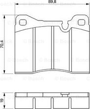 BOSCH 0 986 464 372 - Kit pastiglie freno, Freno a disco autozon.pro