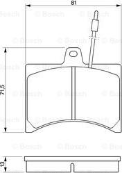 BOSCH 0 986 465 941 - Kit pastiglie freno, Freno a disco autozon.pro