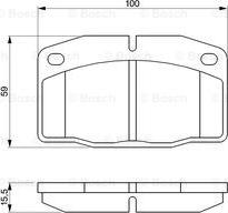 BOSCH 0 986 465 141 - Kit pastiglie freno, Freno a disco autozon.pro