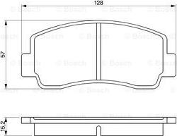 BOSCH 0 986 465 111 - Kit pastiglie freno, Freno a disco autozon.pro