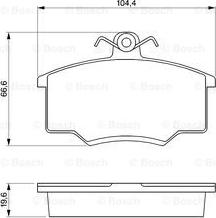 BOSCH 0 986 465 744 - Kit pastiglie freno, Freno a disco autozon.pro