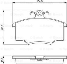 BOSCH 0 986 465 745 - Kit pastiglie freno, Freno a disco autozon.pro