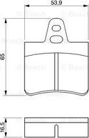 BOSCH 0 986 465 751 - Kit pastiglie freno, Freno a disco autozon.pro