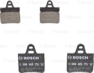 BOSCH 0 986 465 751 - Kit pastiglie freno, Freno a disco autozon.pro