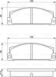 BOSCH 0 986 466 471 - Kit pastiglie freno, Freno a disco autozon.pro